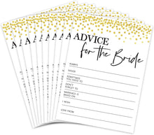 Huxters Hen Party Accessories  20 Pcs Advice for The Bride Card Games  Luxurious Design with Printed Template  Ultra-Thick 350GSM Paper  Great for Bachelorette and Hen Party