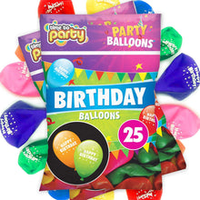 jaunty partyware 50pk Happy Birthday Balloons 9"  Party Balloons Pack Boys Girls  Latex Balloons  Multicoloured Birthday Balloon  Birthday Baloons for Party  Balloons for Birthday  Ballons