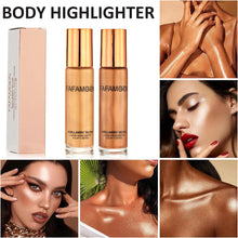 Body Shimmer Highlighter Makeup,Holographic Liquid Body Highlighter, Liquid Illuminator Waterproof Moisturizing Body Highlighter Shimmer Makeup