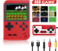 Handheld Game Console Faminess Portable Retro Game Console with 400 Classical FC Games3.0-Inches Display Support for Connecting TV and Two Players