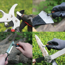 SHARPAL 105N Multipurpose Pocket Knife Sharpener and Garden Tool Sharpener, Sharpening Secateurs, Shears, Loppers, Axe, Pruner, Scissors, Lawnmower Blade