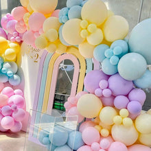 Pastel Balloon Arch Kit, 137 PCS Rainbow Balloon Arch Kit for Birthday Party Decorations Wedding Boy or Girl Baby Shower Decorations Gender Reveal Balloons