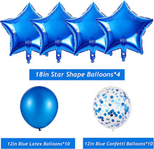 Elicola 13th Birthday Decorations Blue Official Teenager Balloons Banner OMG UR A Teenager with 20PCS Latex Balloons Star Hanging Photo Props Backdrop Boys Party Decoration