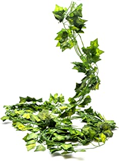 i3a Artificial Ivy Leaves 5 Pack 34ft, Fake Ivy Garland, Artificial Ivy Foliage, Ivy Wall Decoration, Vine Hanging Decoration for Wedding, Party, Garden, Home