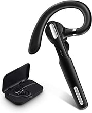 ICOMTOFIT Bluetooth Headset, Wireless Bluetooth Earpiece IPX7 V5.0 Hands-Free Earphones with Built-in Mic for Driving/Business/Office, Compatible with iPhone and Android (Black)