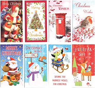 8 Christmas Money Wallet Gift Cards & Envelopes