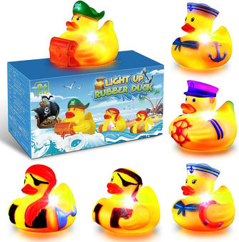 Tesoyzii Bath Toys for 1 2 3 4 Year Olds, Light Up Rubber Duck 1-5 Year Old Boy Girl Gifts Light Up Bath Toys 1st Birthday Gifts for Boys Kids Toys Age 1-5 Bath Time Water Toys Sensory Toys for Autism