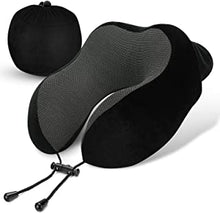 Travel Pillow-Neck Pillow for Flight,Memory Foam Neck Pillows for Plane,Head Support Cushion Lightweight Travel Accessories for Sleeping Rest and Camping