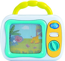 My First TV Baby Musical Television Toy Box with Colourful Toy Safari Jungle Animals and Sleepy Lullaby Play for Ages 6 Months Up Infant Baby Toddlers Boys Girls, Safety Tested, BPA Free