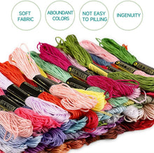 HAUSPROFI Embroidery Thread, 150 Colors Soft Polyester Threads, Perfect for Friendship Ribbons, 8m 6-Thread, for Embroidery Cross Stitch Sewing Thread Bracelet Thread Knotting and Crafting Twist