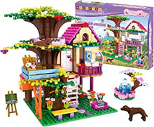 HOGOKIDS Tree House STEM Building Toy - Creative Construction Set 613PCS Forest House Building Blocks | Treehouse with Fountain and Animals, Construction Toy for 6 7 8 9 10+ Kids Girls Boys Best Gift