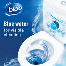 New Bloo Toilet Blocks Limescale Remover, Original Blue, Pack of 2