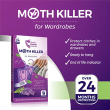 9 x Moth Killer Hangers For Wardrobes  Moth Repellent Hangers Protect Clothes In Wardrobes & Drawers  Lavender Fragrance  24 Months Protection  Trap & Balls Alternative