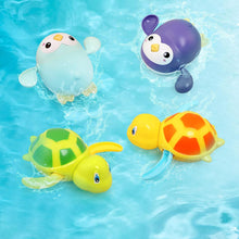 BelleStyle Bath Toys for Kids, Baby Wind Up Bath Toys, Swimming Water Floating Turtle Penguin Clockwork Bathtub Pool Toy Game for Kids Boys Girls Toddlers Baby Bath Time