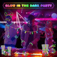 Kimimara Glow Sticks, 100 Neon Glowsticks with 122 Connectors for Bracelets Necklaces, 8 Inch Glow Sticks Party Packs for Kids (Mixed Colours)