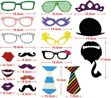 58 Party Props Photo Booth Moustache Birthday Engagement Wedding Funny