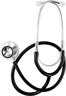 TRIXES Black Functional Stethoscope Prop Educational Fancy Dress Diaphragm & Bell Features…