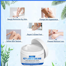 Urea Foot Cream,Urea Cream for Feet,Urea Foot Cream 42 Percent Foot Cream for Cracked Heels and Dry Skin Deep Moisturizing,Callus Remover Nourishes Soften For Feet,Knees,Hand Cracked Skin-100g