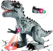 TOEY PLAY Dinosaur with Lights and Sounds, T-Rex Toys, Walking, Realistic Looking, Dinosaurs Gifts for Kids Boys Girls 3 4 5 6 Year Olds