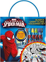 Anker SPBCA2 Ultimate Spiderman Bumper Carry Along Colouring Set