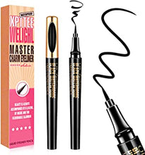 Magic Liquid Eyeliner, Black Waterproof Eye Liners, Long-Lasting, Sweatproof and Smudgeproof, Super Slim Eyeliner Pen Gel, Professional Eye Makeup Tools