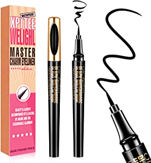 Magic Liquid Eyeliner, Black Waterproof Eye Liners, Long-Lasting, Sweatproof and Smudgeproof, Super Slim Eyeliner Pen Gel, Professional Eye Makeup Tools