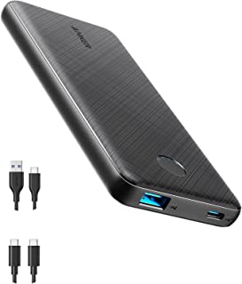 Anker Power Bank, USB-C Portable Charger 10000mAh with 20W Power Delivery, 523 Power Bank (PowerCore Slim 10K PD) for iPhone 13 Series/iPhone 12 Series, S10, Pixel 4, and More