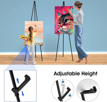 Painting Holder, Pine Wood 150cm/59 Inch Tall Adjustable Durable