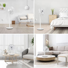 LeaderPro 2023NEW 2in1 DC Fans Standing 3D Oscillating Pedestal Fan with Remote ControlHeight Adjustable Desk Fan8 Speed TurboAir Circulation12.8dB Quiet for Bedroom25W Energy Saving,GS Approved