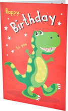 Piccadilly Greetings Group Ltd Dinosaur Birthday Card - for Boys,redyellow,7 x 5 Inches