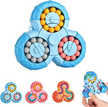 Rotating Finger Cube Toy,Magic Bean Rotating Cube Toy,Iq Puzzle Fidget Spinner Ball Sorting Puzzle Brain Training Games Infinity Cube Spinning Toy,Jigsaw Bean Puzzle Toy Gifts for Kids,Teens,Adults