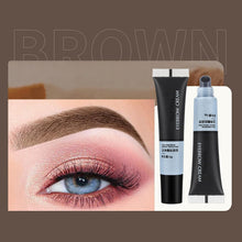 TBeautfave Eyebrow Tint Tattoo Peel Off, Eyebrow Gel Tearing Tattoo Semi-permanent Tint Wand, Tattoo Brow Gel Eyebrow Pomade Makeup Waterproof Long Lasting, Smooth & Natural Colour Rendering (Brown)