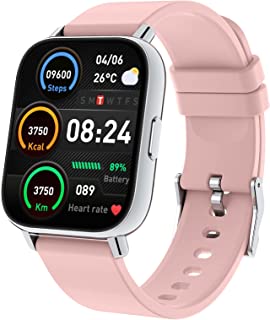 Togala Smart Watch for Women, 1.69" Touch Screen Smartwatch, Fitness Trackers with Heart Rate Monitor, 24 Sports Modes Fitness Watch Pedometer Stopwatch, Waterproof Activity Trackers for Android iOS