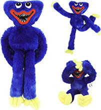 Poppy Playtime Huggy Wuggy Plushies Toy, Veolicy Blue Monster Horror Plush Monster Toy, Cute and Funny Stuffed Dolls, Horror Game Surrounding Doll, for Kids and Fans Collect Gift Toys