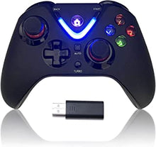 RALAN Wireless Game Controller with LED Lighting Compatible with Xbox One S/X, Xbox Series S/X, PC Gaming Gamepad, Remote Joypad with 2.4G Wireless Adapter Perfect for FPS Games