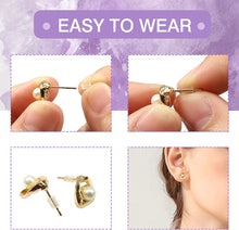 TOAOB 100pairs Earring Safety Backs Clear Rubber Earrings Stoppers 3x3mm for Earrings Making