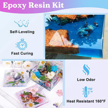 LET'S RESIN Epoxy Resin, 64oz Crystal Clear Epoxy Resin and Hardener, Bubble Free Table Top & Bar Top Casting Resin, Clear Epoxy Resin for Tumblers, Art Crafts, Jewelry Making