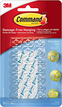 3M Command Self-Adhesive Damage Free Hanging Clear Decorating Clips for Fairy Lights