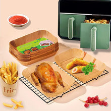 Air Fryer Liners for Ninja Air Fryer Dual-100pcs Disposable Ninja Dual Foodi Air Fryer Accessories Rectangle Paper Liners Baking Dual Air Fryer Parchment Paper Airfryer Liners Basket for Air Fryer