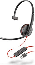 Plantronics - Blackwire 3210 USB-A Wired Headset - Single-Ear (Mono) with Boom Mic - Connect to PC/Mac via USB-A - Works with Teams, Zoom & more