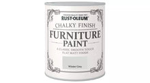 Rust-Oleum Chalky Matt Furniture Paint 750ml - Winter Grey