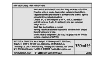 Rust-Oleum Chalky Matt Furniture Paint 750ml - Winter Grey