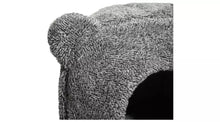 Rosewood Grey Teddy Bear Bed - Small