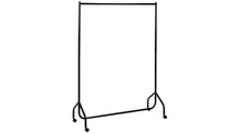 Single Heavy Duty 4ft Wide Clothes Rail - Black