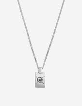 GucciGhost sterling silver skull necklace