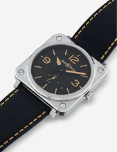 BR S Heritage aviation stainless steel and leather
