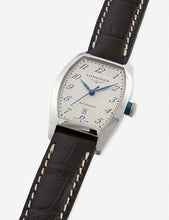 L2.142.4.73.2 Evidenza stainless steel and leather watch