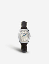 L2.142.4.73.2 Evidenza stainless steel and leather watch