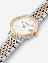 L4.309.5.77.7 Elegant 18ct rose-gold cap 200 and stainless steel watch