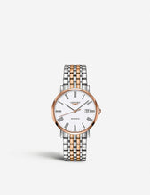 L4.910.5.11.7 Elegant rose gold and stainless steel watch